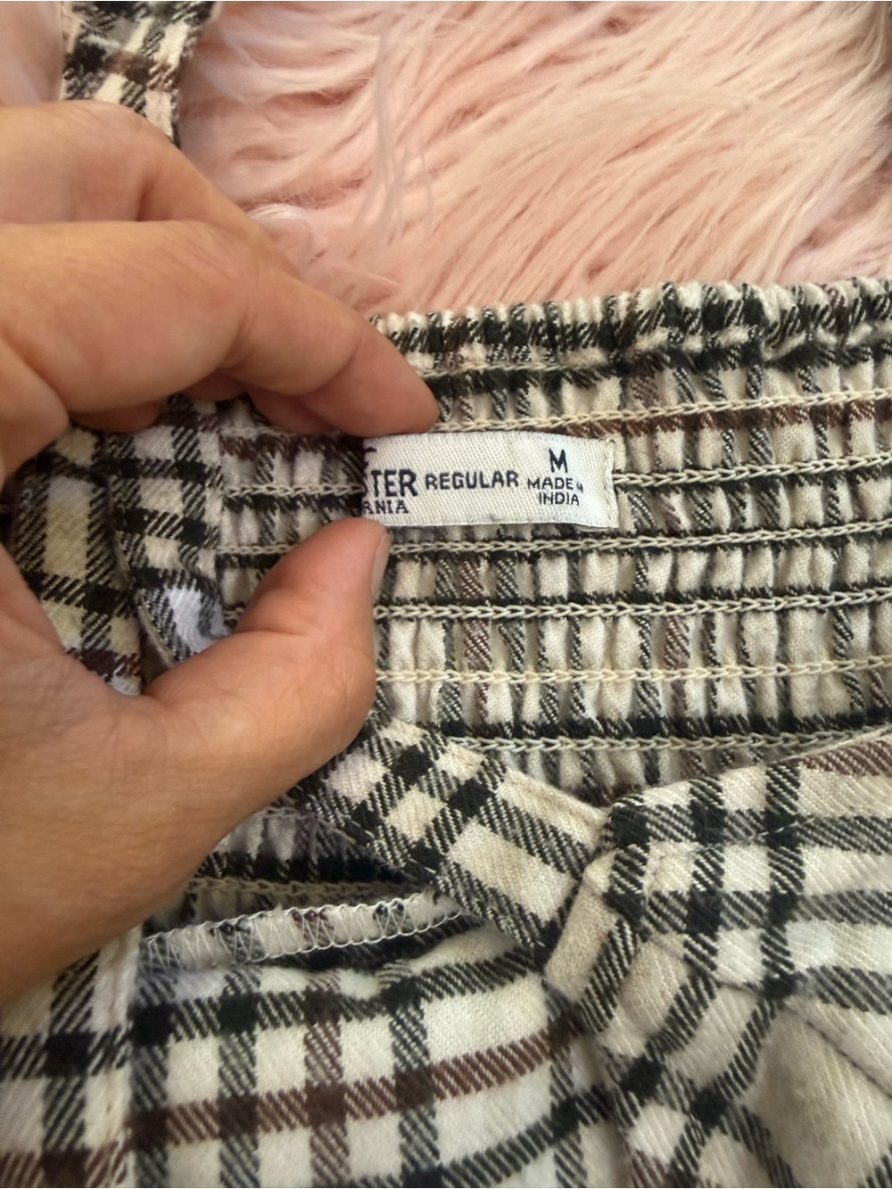 Hollister sleeveless plaid mini dress - Picture 5 of 10